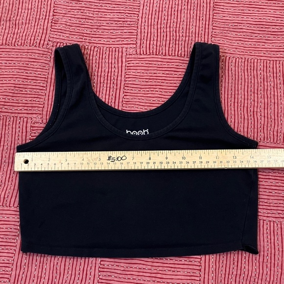 Boob Design women’s small Classic Black Tank / cropped Top - Picture 4 of 9